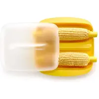 Lékué Mais Kocher, gelb transparent, 21.8x21.8x9.3 cm