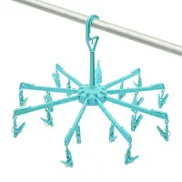 Proplus Trockenkarussell mit 18 Wäscheklammern Wäschespinnen 186 Gr Wäscheständer Ø48 cm