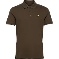 Lyle & Scott Plain Polo Shirt Grun - Große S