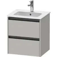 Duravit Waschtischunterschrank Ketho.2 51x42x54,9cm, 2 SBK, wandhängend, betongr ma