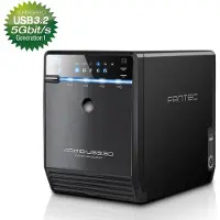 Fantec QB-35 US 3 R schwarz 4Bay Box Raid