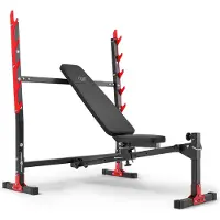 Marbo Sport Verstellbare Hantelbank mit Hantelablage MH-L107