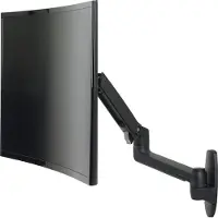 Ergotron LX Series LX Wall Monitor Arm, Schrauben, 11,3 kg, 50,8 cm (20"), 86,4 cm (34"), 100 x 100 mm, Schwarz