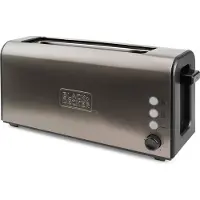 Black & Decker BXTO1000E, 1 Scheibe(n), Braun, Metall, Tasten, 900 W, 220 - 240 V