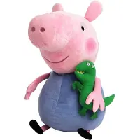 TY - Offiziell lizenziertes George Pig Schwein Spielzeug aus weichem Plüsch, Groß 42 cm