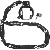 M-Wave Ringchain Rahmenschloss mit Kette Rahmenschloss mit befestigter Kette,....
