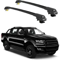 TURTLE DACHTRÄGER AIR-1 FORD RANGER T6-P375/PX 2011 - 2022 , Schwarz