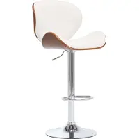 vidaXL "2026 Promotion" Barhocker Weiß Kunstleder - Barhocker CC3069