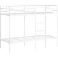 Syfax Etagenbett ohne Matratze Weiß 75x190 cm Stahl