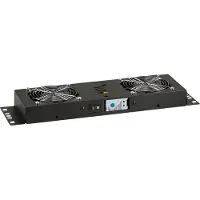 PROCABLE Lüftereinheit m. Thermostat,IP55,2-fach f.19"Wandg.,sw