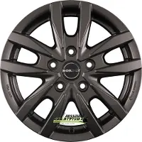 BORBET CW5 mistral anthrazit glänzend poliert 6x16 ET68 - LK5/130 ML78.1 Felge Alu