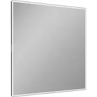 Schneider GLOW HCL Lichtspiegel, rundum Lichtbänder, Human Centric Lighting, mit Spiegelheizung, 70x5,5x76cm, 166.470.01.41, Farbe: Schwarz Matt