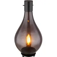 Globo Lighting |Tischleuchte Metall schwarz matt, 1x E14