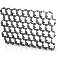 Prosperplast 5er-Set Rasengitterplatten Gehwegplatten Rasenwaben Rasenmatten Gitterplatten