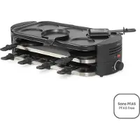 Livoo Raclettegrill für 8 personen, 1600 w, schwarz DOC337