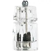 Peugeot Pfeffermühle CHAUMONT 11cm Acryl Transparent Stahlmahlwerk Gewürze