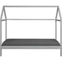 Inter Link Hausbett Sun Road Grau Massivholz