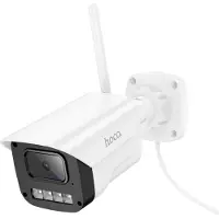Hoco Outdoor-Kamera Pistolentyp Full HD D4, IP65-Wasserbeständig in Weiß