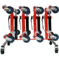 Ks Tools performance Aufbewahrungsgestell mit vier hydraulischen Rangierhilfen, 5-tlg