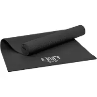 BnB Sports Umweltfreundliche PVC Sportmatte Premium Gymnastikmatte für Outdoor und Indoor Sport Schwarz