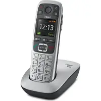 Gigaset COMFORT 550HX, Analoges/DECT-Telefon, Kabelloses Mobilteil, Freisprecheinrichtung, 200 Eintragungen, Anrufer-Identifikation, Schwarz