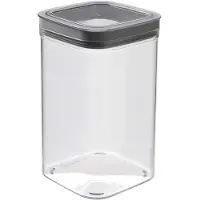 Curver pojemnik na sypkie dry cube 1,8l /transparentny/ciemnyszary