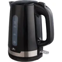 Lentz Leistungsstarker Wasserkocher Teekocher mit 1,7 Liter Fassungsvermögen und 2200 W Schwarz