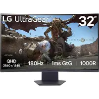 LG 32GS60QX-B, 80 cm (31.5"), 2560 x 1440 Pixel, Quad HD, LCD, 1 ms, Schwarz