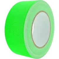 Varivendo Neon Gewebeband grün 50mm x 25m – Leuchtendes Panzertape UV-Aktiv für Events Dekoration
