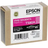 Epson Singlepack Vivid Magenta T580A00, Magenta, Tinte auf Pigmentbasis, 80 ml, 1 Stück(e), Einzelpackung