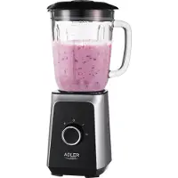 Adler AD 4076, Tischplatten-Mixer, 1,5 l, 500 W, Schwarz