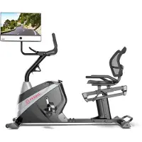 Yesoul Ergometer J1 Plus (1-tlg., Exercise Bike), 21,5-Zoll-LED-FHD-Bildschirm, Heimtrainer, kompatibel mit Apps