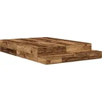Syfax Aufbewahrungsbettgestell Altholz 135 cm Holzwerkstoff