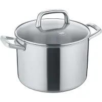 Berndes Kochtopf mit Glasdeckel 20 oder 24 cm, poliert - Tricion Resist