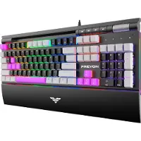 Preyon Brown Blitz Claw Gaming Tastatur Mechanisch TKL Ohne Nummernblock Gateron Brown Schalter Pudding Keycaps RGB Aluminium PC Tastatur Schwarz