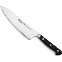 Arcos Schaukel-Santokumesser aus der Opera-Serie 18 cm lang NITRUM Geschmiedete Edelstahlklinge und Griff aus : Polyoxymethylen (POM)