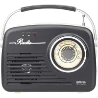 Silva 243017, Tragbar, Analog, FM, 20 W, Schwarz, Extern