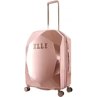 Elle Koffer Diamond Spinner Trolley Gr. M Rose Gold