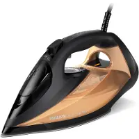 Philips 7000 Series HV Dampfbügeleisen Schwarz/Gold DST7040/80