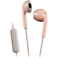 JVC HA-F19M-PT, Kabelgebunden, 8 - 20000 Hz, Anrufe/Musik, 5 g, Kopfhörer, Grau, Pink