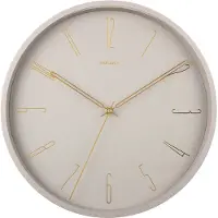 Karlsson - Wanduhr Belle - Warmgrau - Ø35cm