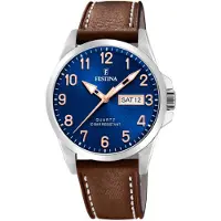 Festina Armbanduhr Date ACERO CLASICO Blue - Brown