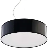 Sollux Hängeleuchte ARENA 35 schwarz 2xE27 15W PVC 111x35x35cm