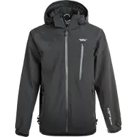 Weather Report Delton Herren Regenjacke mit Kapuze schwarz 4XL