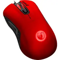 Nacon GM-110, Beidhändig, Optisch, USB Typ-A, 2400 DPI, Rot
