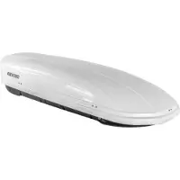 Menabo | Dachbox - 460 L - Weiß - 195x79x36 cm - Tragfähigkeit 75 kg - Diebstahlsicherung - Schnellbefestigungssystem