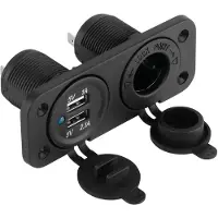 LechPol Montiertes Autoladegerät 2xUSB 3100mA