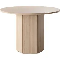 Selsey Hexa - Esstisch, Esszimmertisch rund 110 cm - Lindberg Eiche