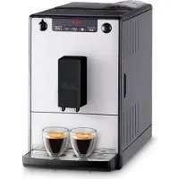 Melitta 6774120, Espressomaschine, 1,2 l, Kaffeebohnen, Eingebautes Mahlwerk, 1400 W, Silber