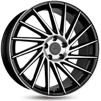 KESKIN KT17 Hurricane black front polish 8.5x19 ET45 - LK5/112 ML72.6 Felge Alu